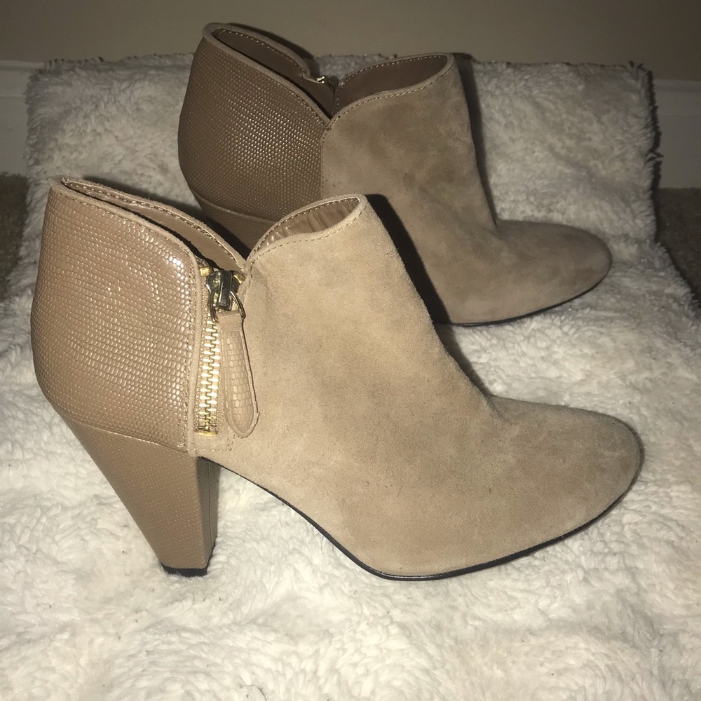 Nude booties